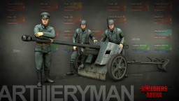 Артиллерист в Soldiers: Arena. Новый выпуск Дневников Разработчиков