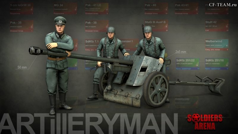 Артиллерист в Soldiers: Arena. Новый выпуск Дневников Разработчиков