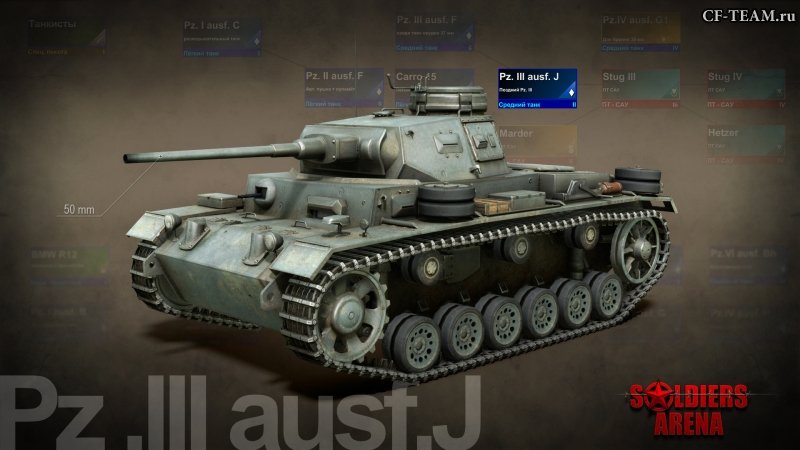PzKpfw III с семьей. Дневник разработчиков Soldiers: Arena