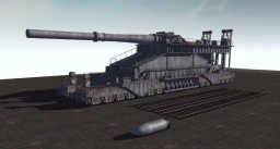 German railway gun/Немецкая артиллерия "Густав"